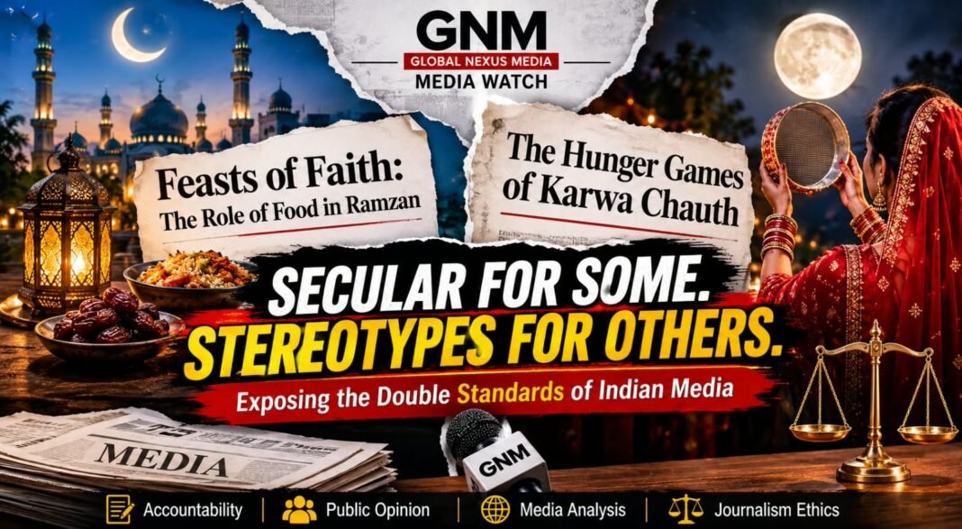Secular for Some, Stereotypes for Others? Indian Media Double Standards